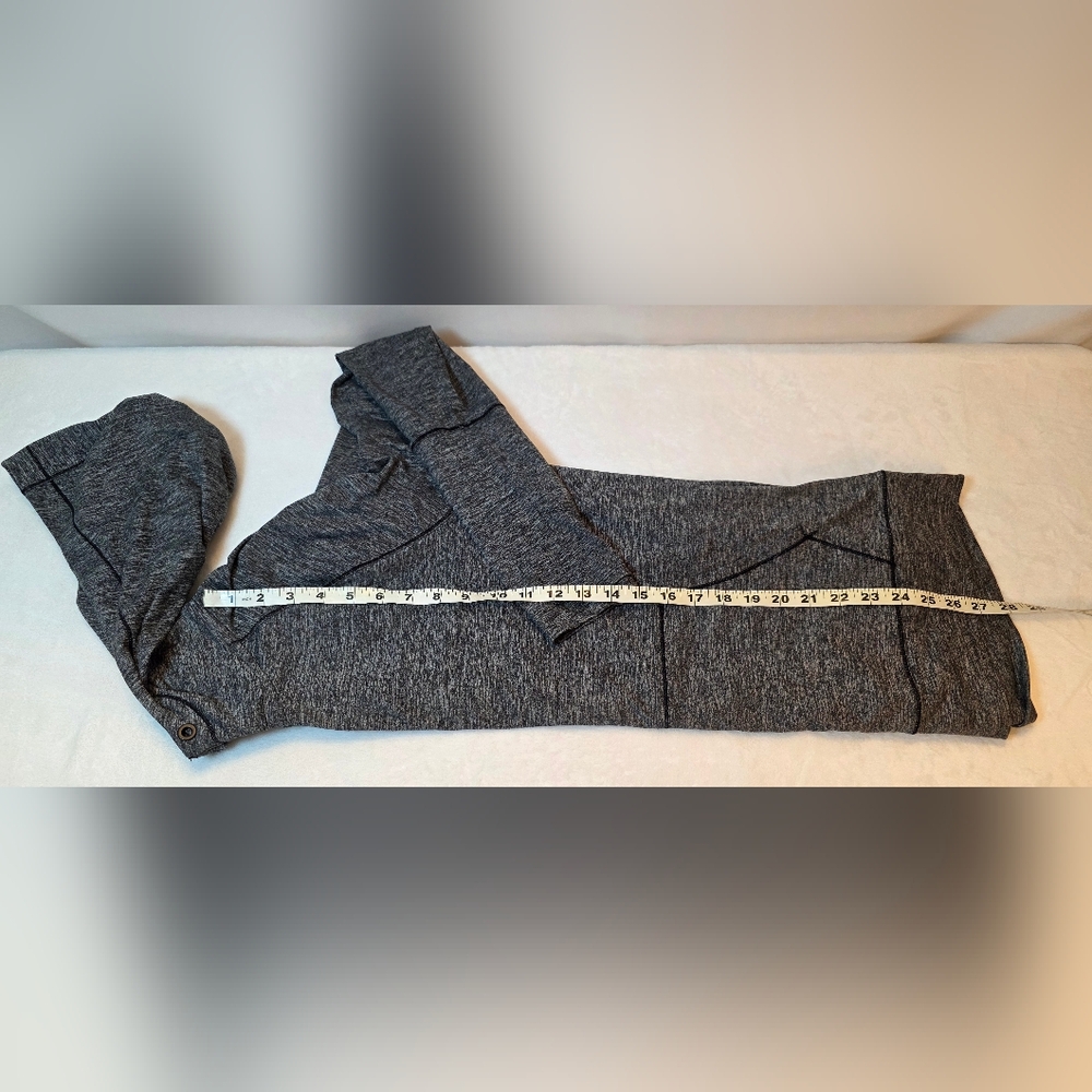 Athleta Heather Gray Lightweight Performance Zip … - image 7